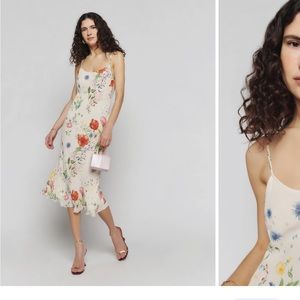 emerick floral reformation dress - worn once!